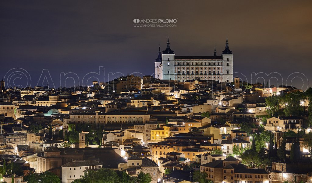 Toledo y el Alcázar Nocturno
